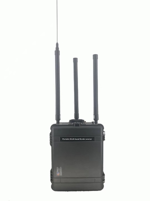 Portabel Bom pembuangan peralatan, penuh Rentang Frekuensi Radio Frequency Jammer Sistem