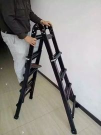 Indoor / Outdoor Tactical Folding Ladder, Tangga Ringan Untuk Pemadam Kebakaran / Bencana