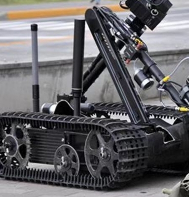 Dc24v Eod Robots Robot Baterai Isi Ulang Asam Timbal Putar Searah Jarum Jam 360º