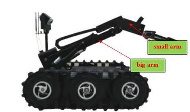 910 * 650 * 500 MM Bom Peralatan Robot Lintas 320mm Tinggi Kendala 90kg Berat