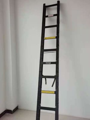 Cast Aluminium Alloy 6 Ft Portable Tactical Ladder Lipat Waktu Pembukaan 5 Detik