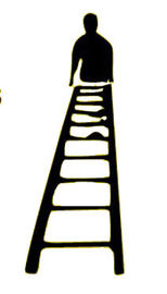 6 Foot - 14 Foot Taktis Folding Ladder Ladder / Alloy Aluminium Lipat Militer
