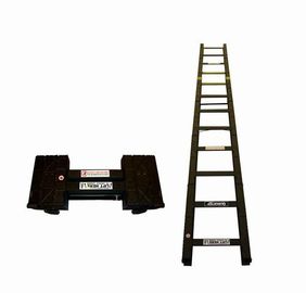 6 Foot - 14 Foot Taktis Folding Ladder Ladder / Alloy Aluminium Lipat Militer