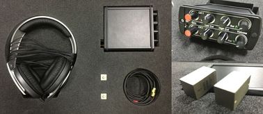 Stereo Portable Stetoskop Dinding Mendengarkan Perangkat dengan Dua Sensor