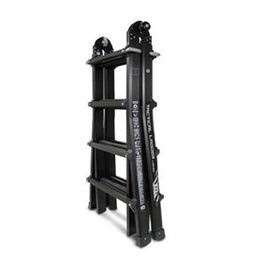 Indoor / Outdoor Tactical Folding Ladder Tangga Ringan Untuk Pemadam Kebakaran / Bencana