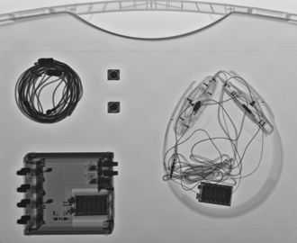 Peralatan Deteksi Sinar X Bandara Kereta Api, Pemindai Bagasi X Ray Portabel Ultrathin