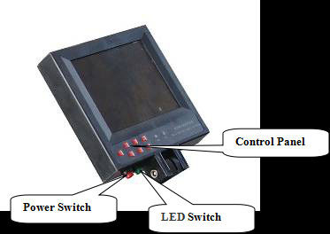 Portable Under Vehicle Surveillance System 5.6 &quot;Layar LCD Dengan Lampu Terlihat Panjang 155cm