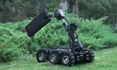 Robot Pembuangan Bom Machin Presisi Dengan Kemampuan Memuat 140kg Warna Hitam