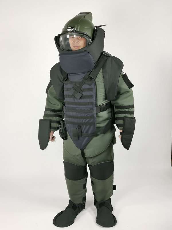 Keamanan Publik Aramid Fiber Eod Bomb Suit Advanced Nyaman Fleksibel
