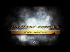 Sistem Penembakan Nirkabel Laser Jarak Jauh 2m Pembuangan Persenjataan yang Tidak Diledakkan